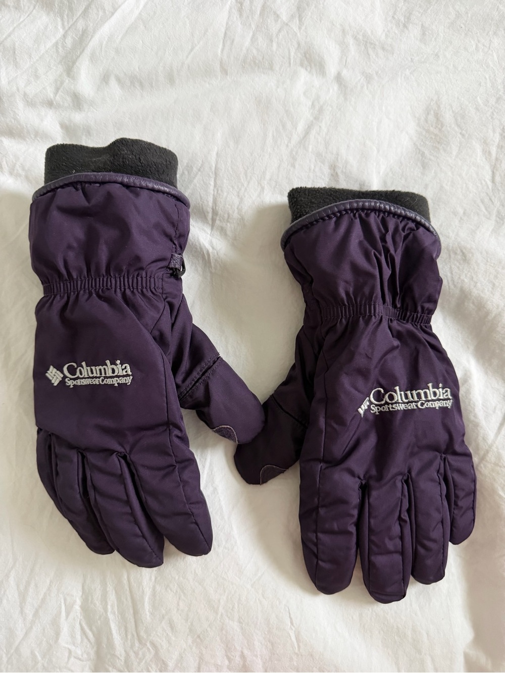 Columbia Women's Purple Fleece-Lined Gloves